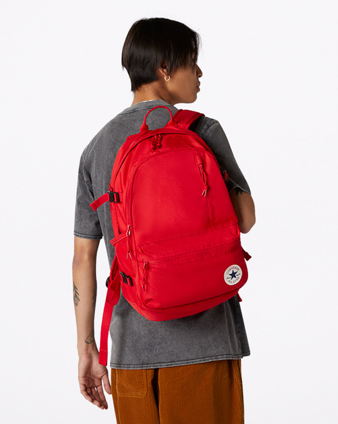 Men's Converse Straight Edge Backpacks Red | Australia-34950