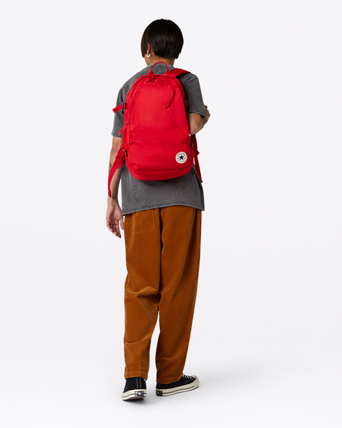 Men's Converse Straight Edge Backpacks Red | Australia-34950