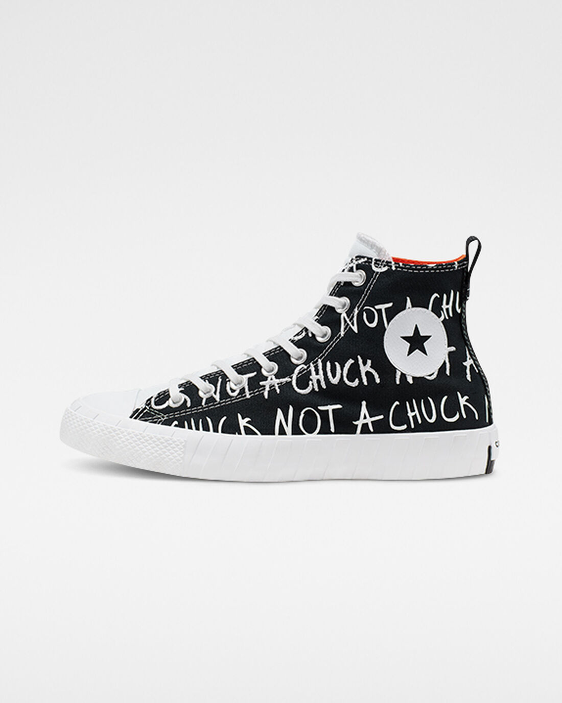 Men's Converse UNT1TL3D High Top Sneakers Black/White | Australia-34076