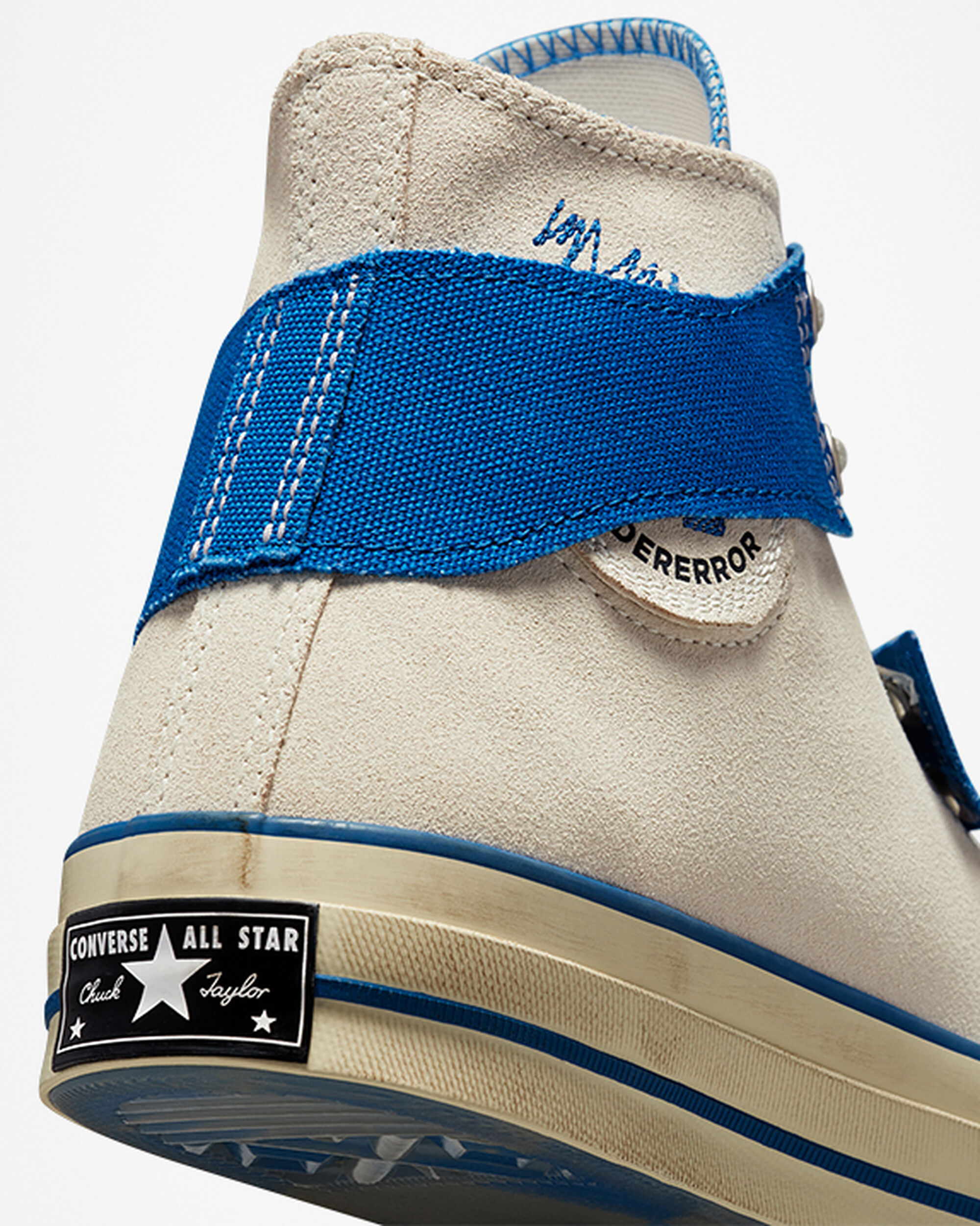 Men's Converse x ADER ERROR Chuck 70 High Top Sneakers White/Blue/Black | Australia-72195