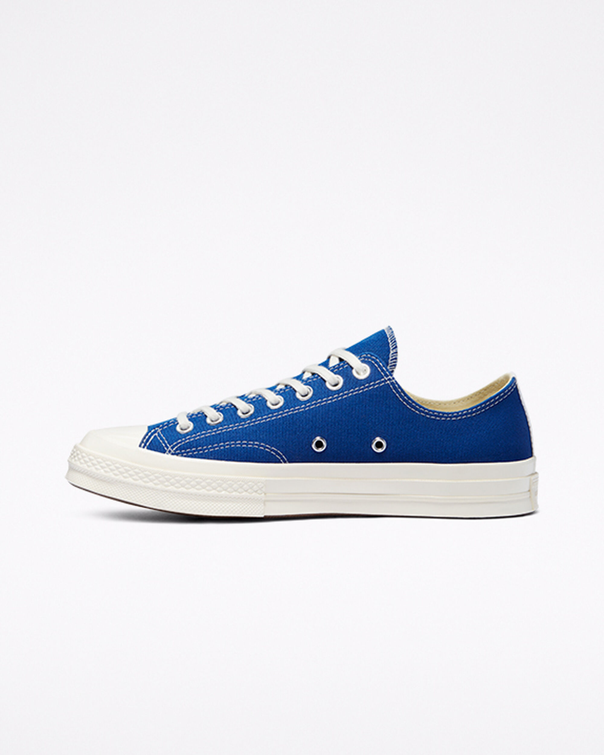 Men's Converse x Comme des Garçons PLAY Chuck 70 Sneakers Blue/Black | Australia-26387