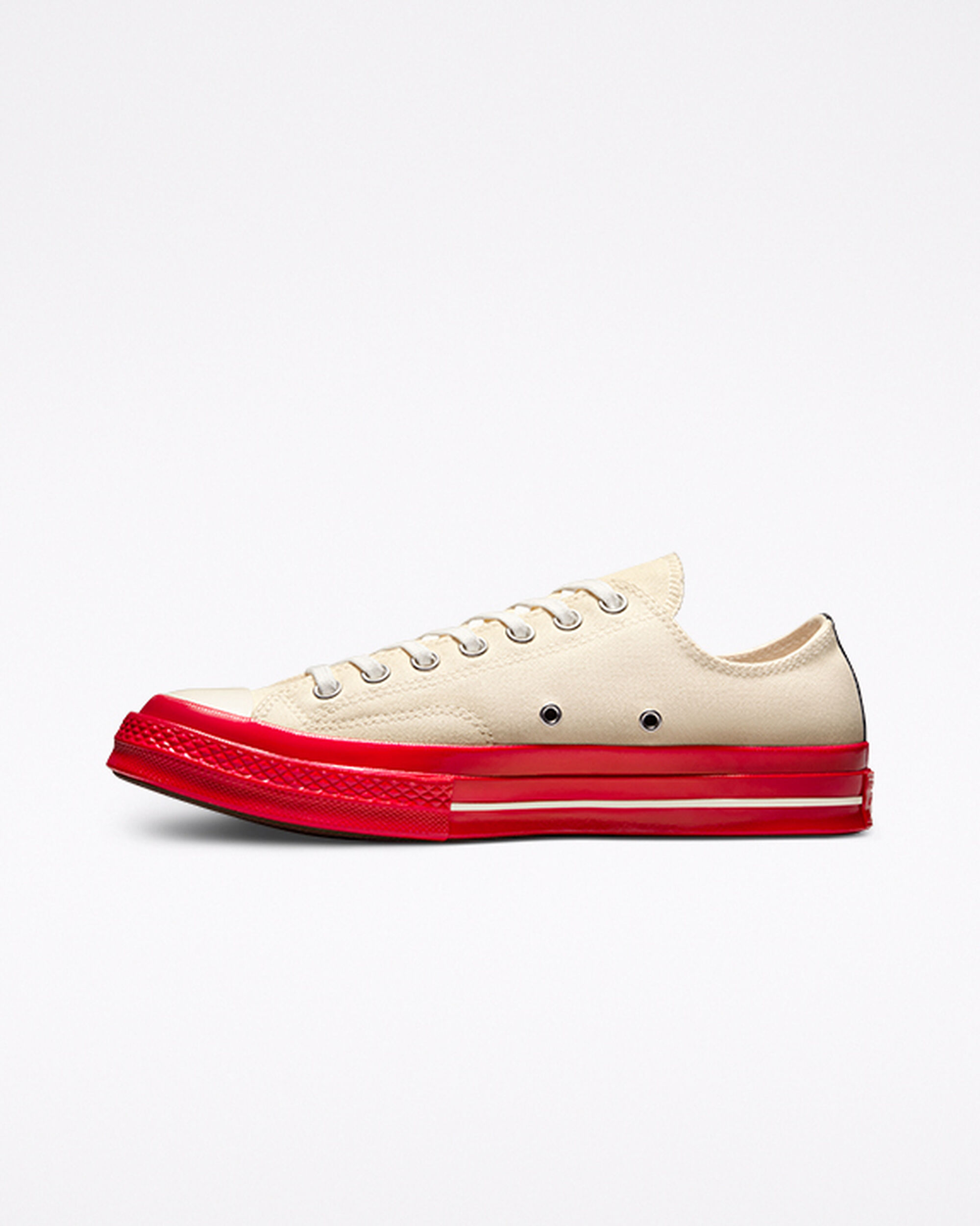 Men's Converse x Comme des Garçons PLAY Chuck 70 Sneakers Red | Australia-78962