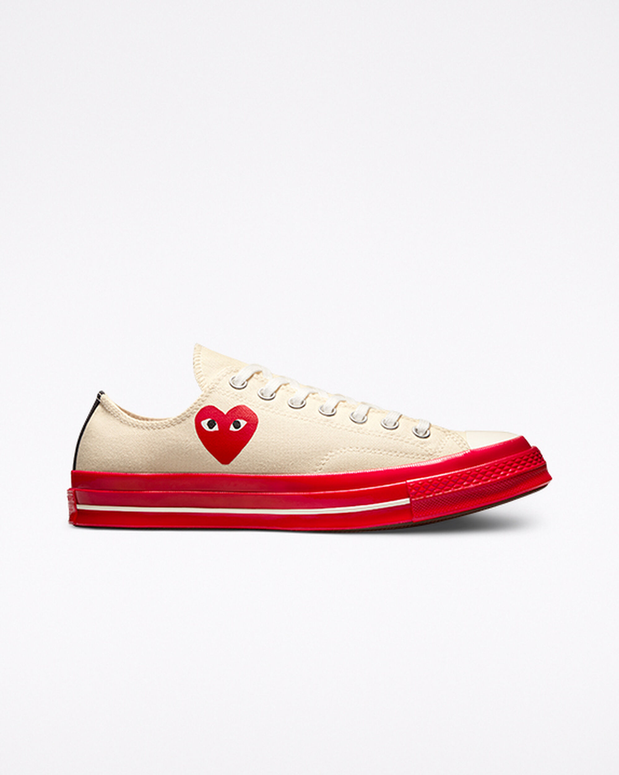 Men\'s Converse x Comme des Garçons PLAY Chuck 70 Sneakers Red | Australia-78962