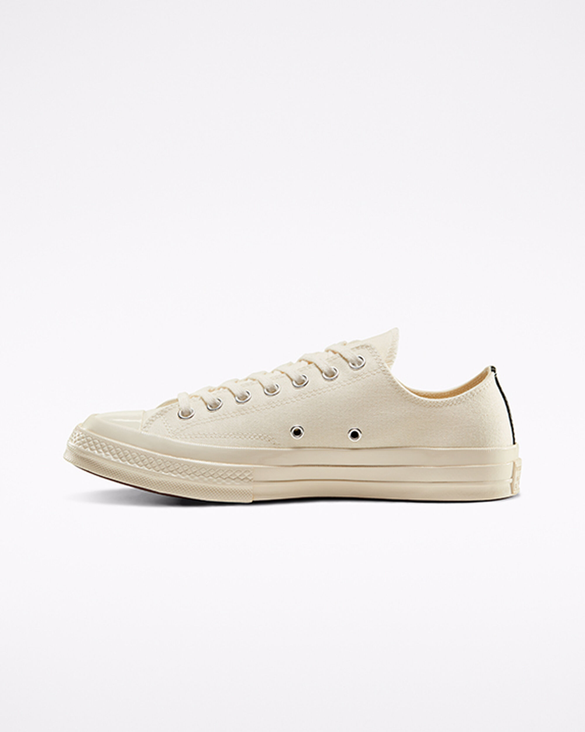 Men's Converse x Comme des Garçons PLAY Chuck 70 Sneakers White/Red | Australia-85913