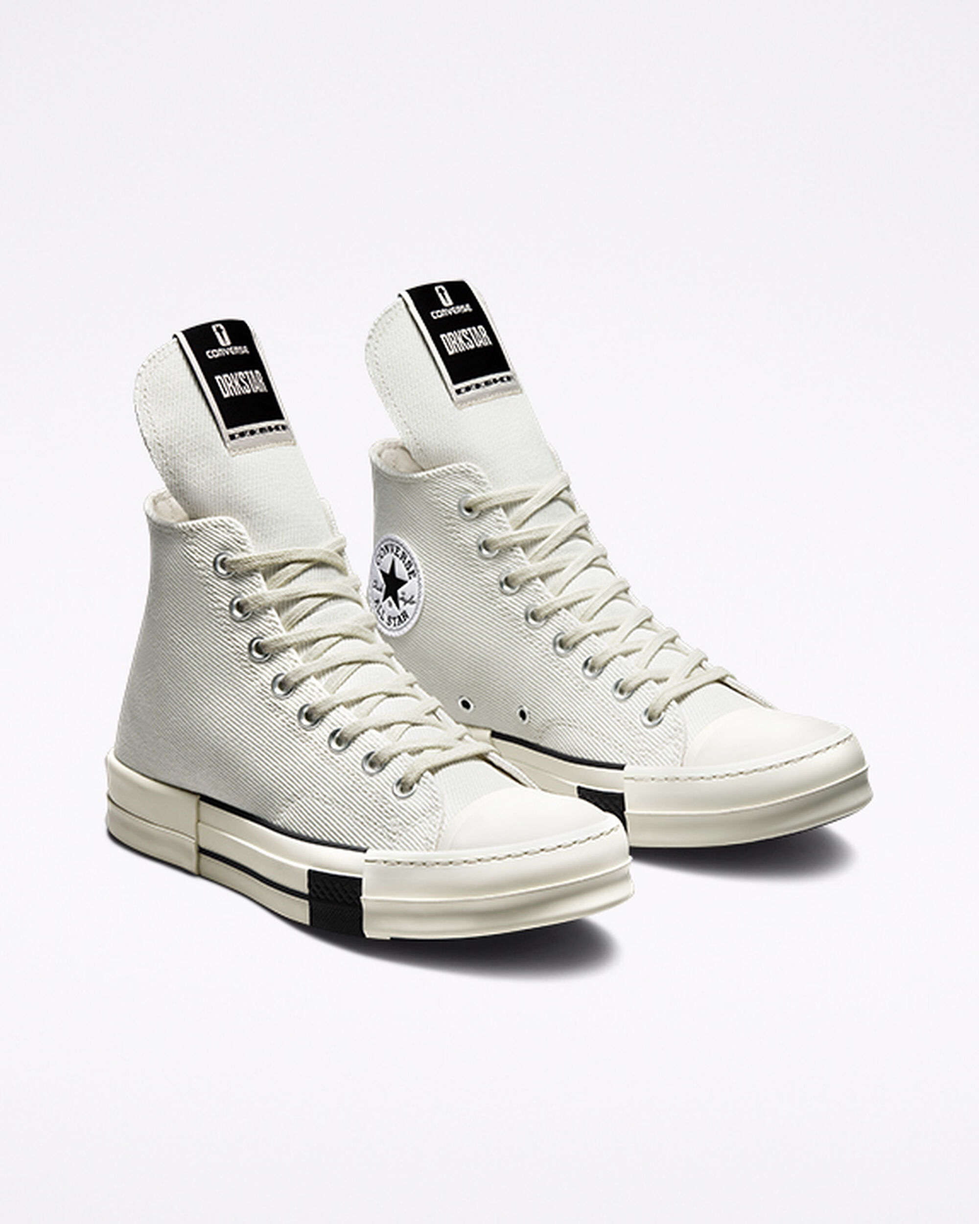 Men's Converse x DRKSHDW DRKSTAR Chuck 70 High Top Sneakers White/Black | Australia-10938