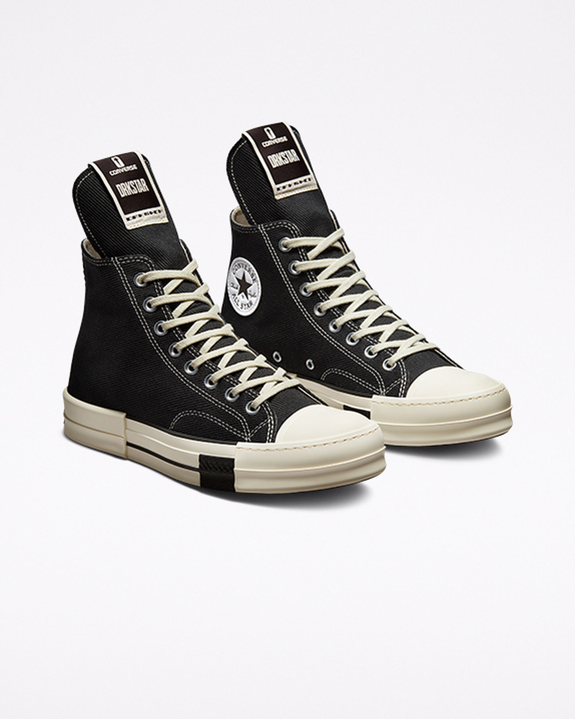 Men's Converse x DRKSHDW DRKSTAR Chuck 70 High Top Sneakers Black | Australia-89627