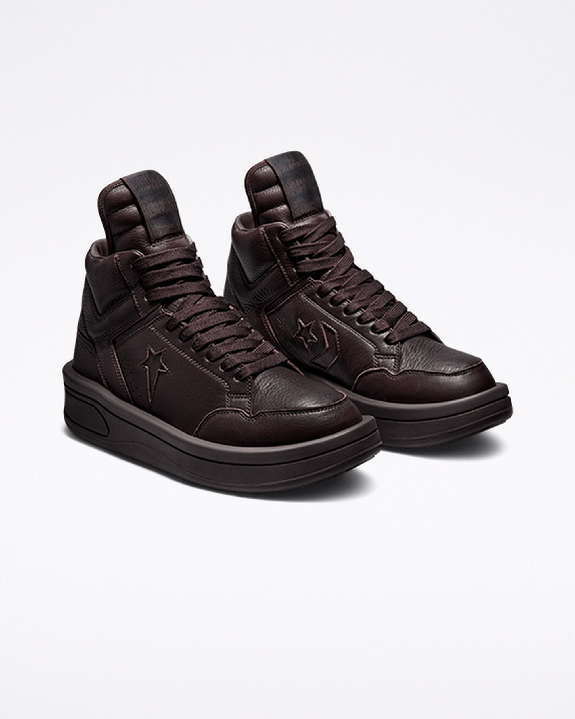 Men's Converse x DRKSHDW TURBOWPN High Top Sneakers Chocolate | Australia-89473