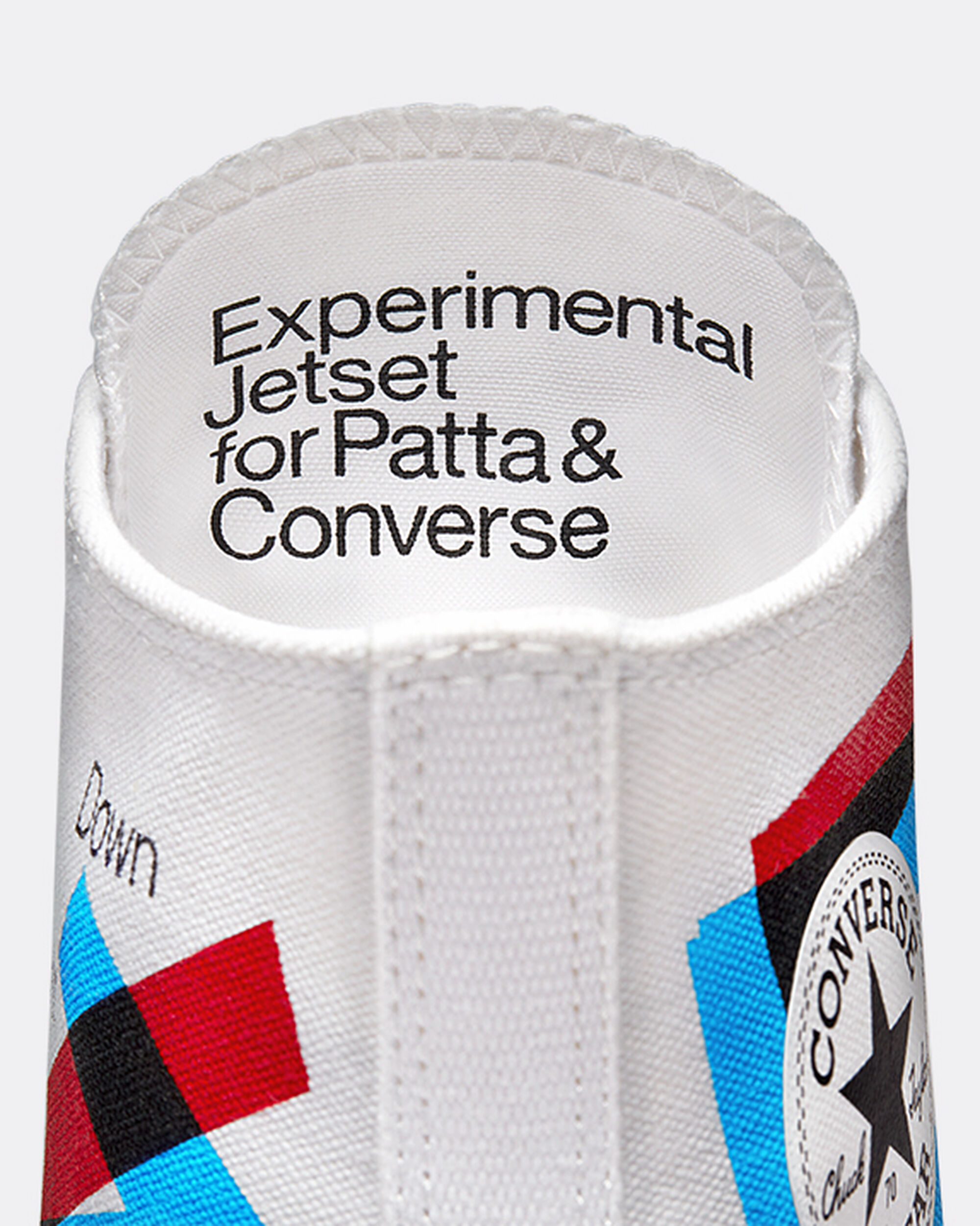 Men's Converse x Patta x Experimental Jetset Chuck 70 High Top Sneakers White/Red/Blue | Australia-85079