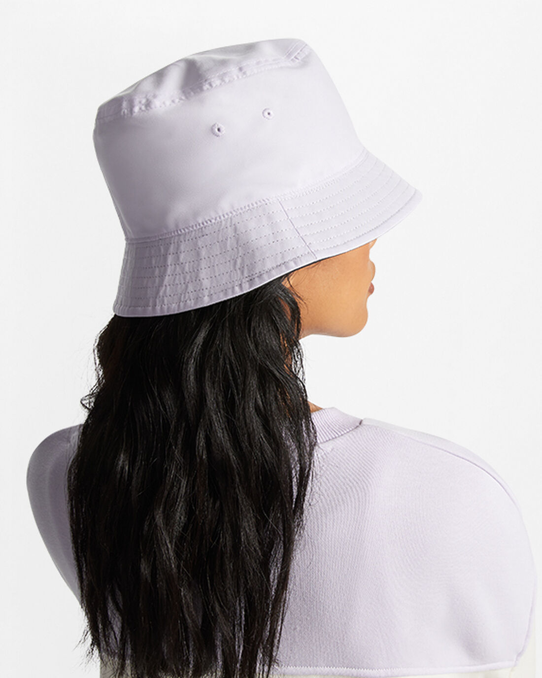 Women's Converse All Star Patch Reversible Bucket Hats Purple/Black | Australia-70964