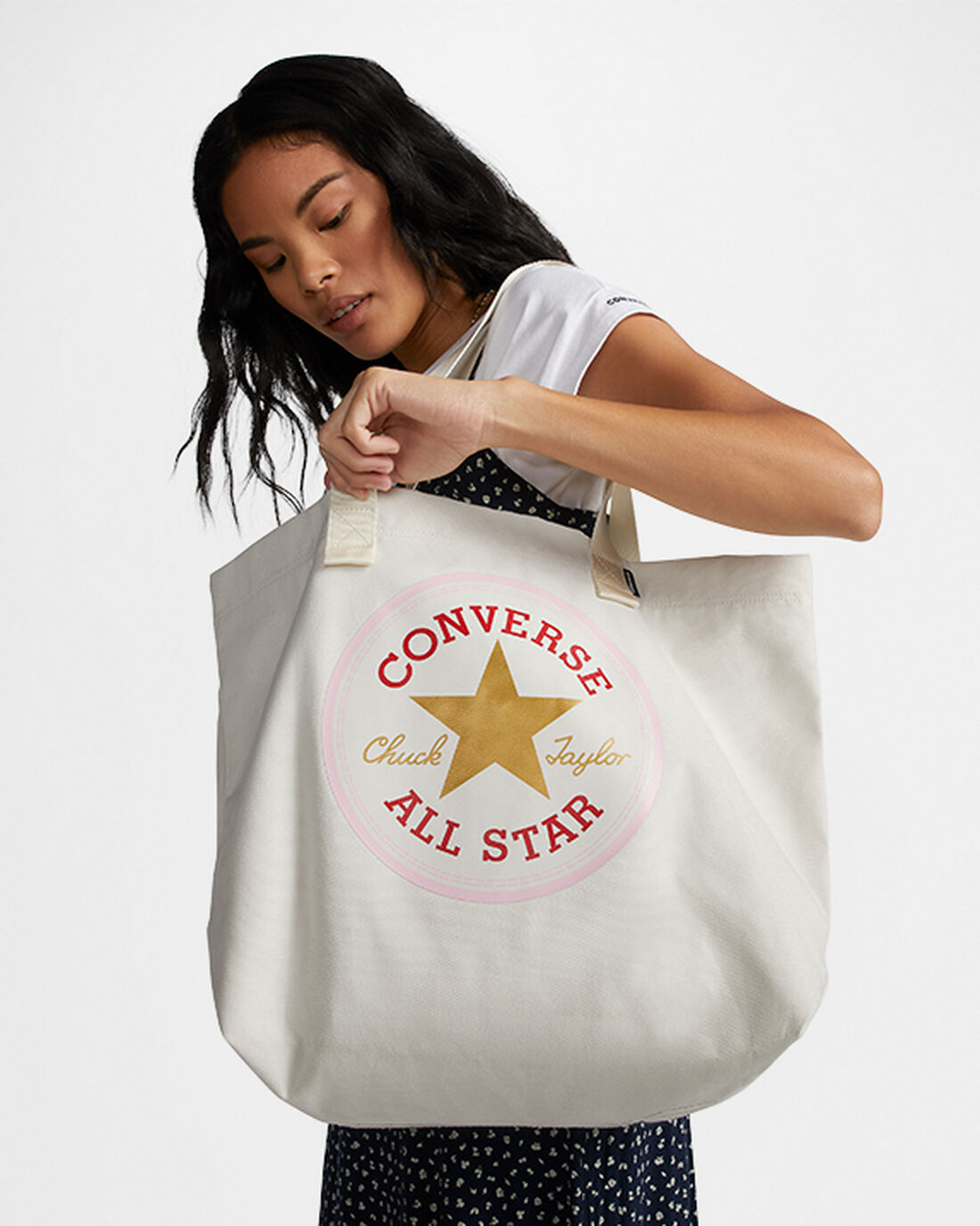 Women's Converse All Star Patch Tote Bags Beige | Australia-21968