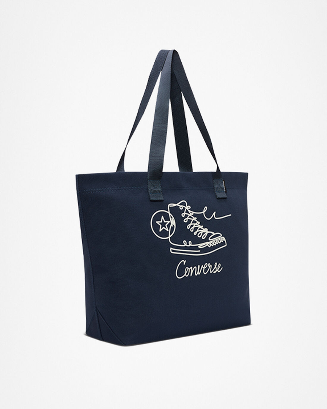 Women's Converse Canvas Sneaker Graphic Tote Bags Navy | Australia-01749