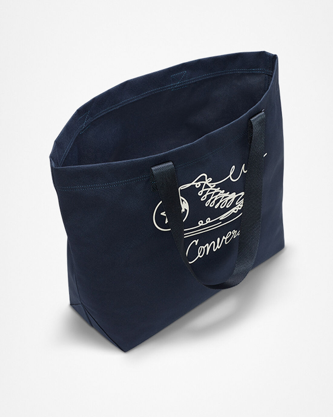 Women's Converse Canvas Sneaker Graphic Tote Bags Navy | Australia-01749