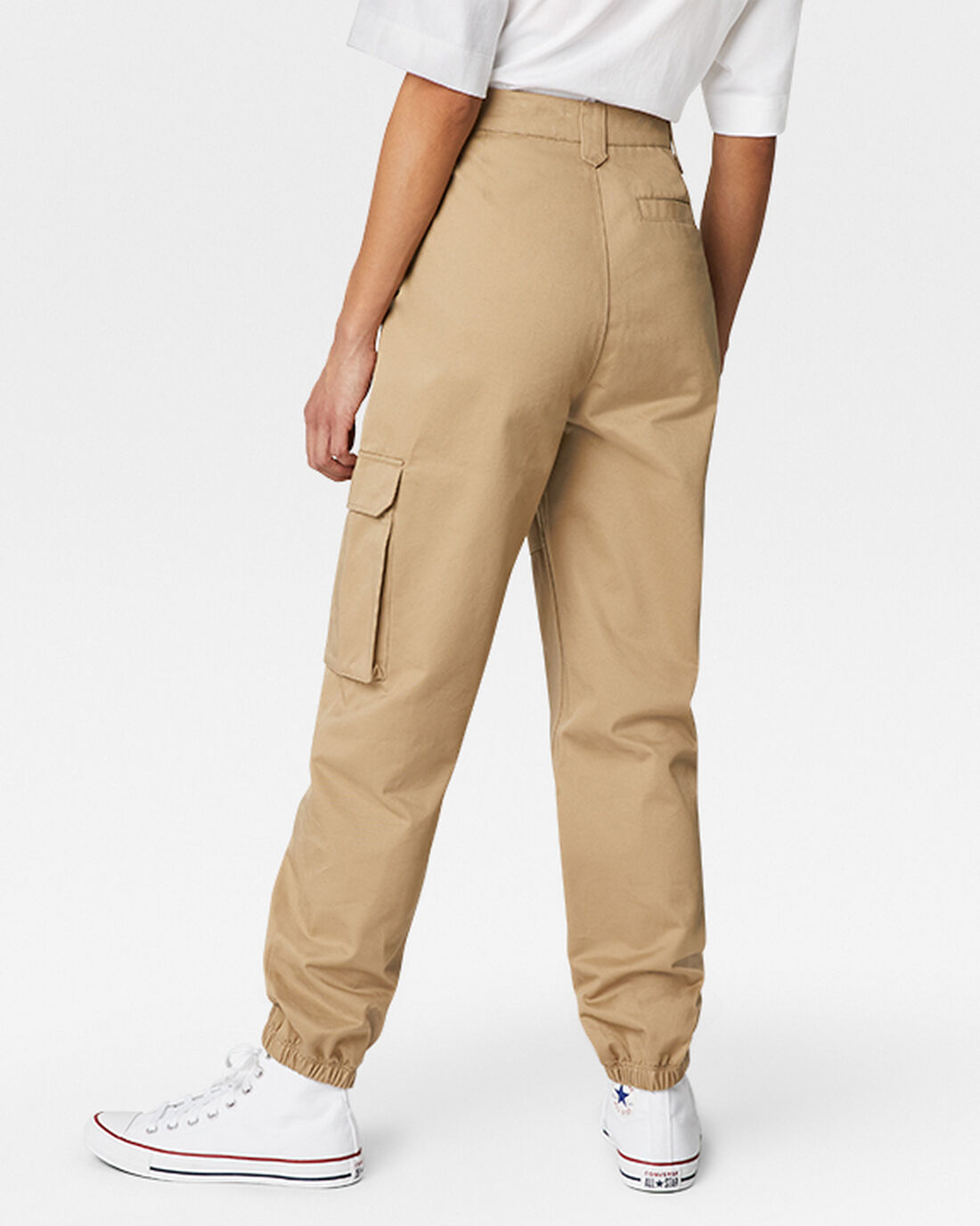 Women's Converse Cargo Jogger Pants Khaki | Australia-16857