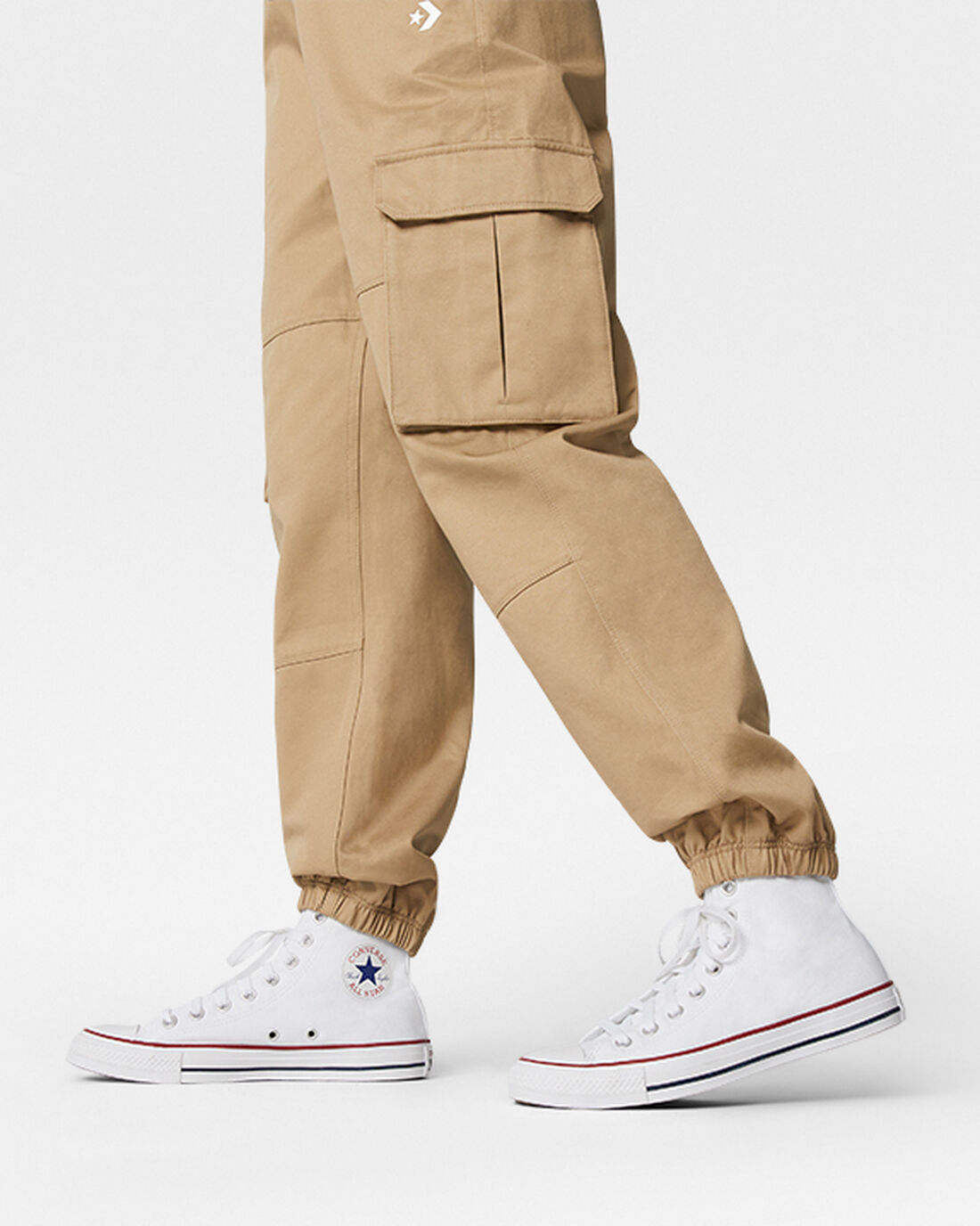 Women's Converse Cargo Jogger Pants Khaki | Australia-16857