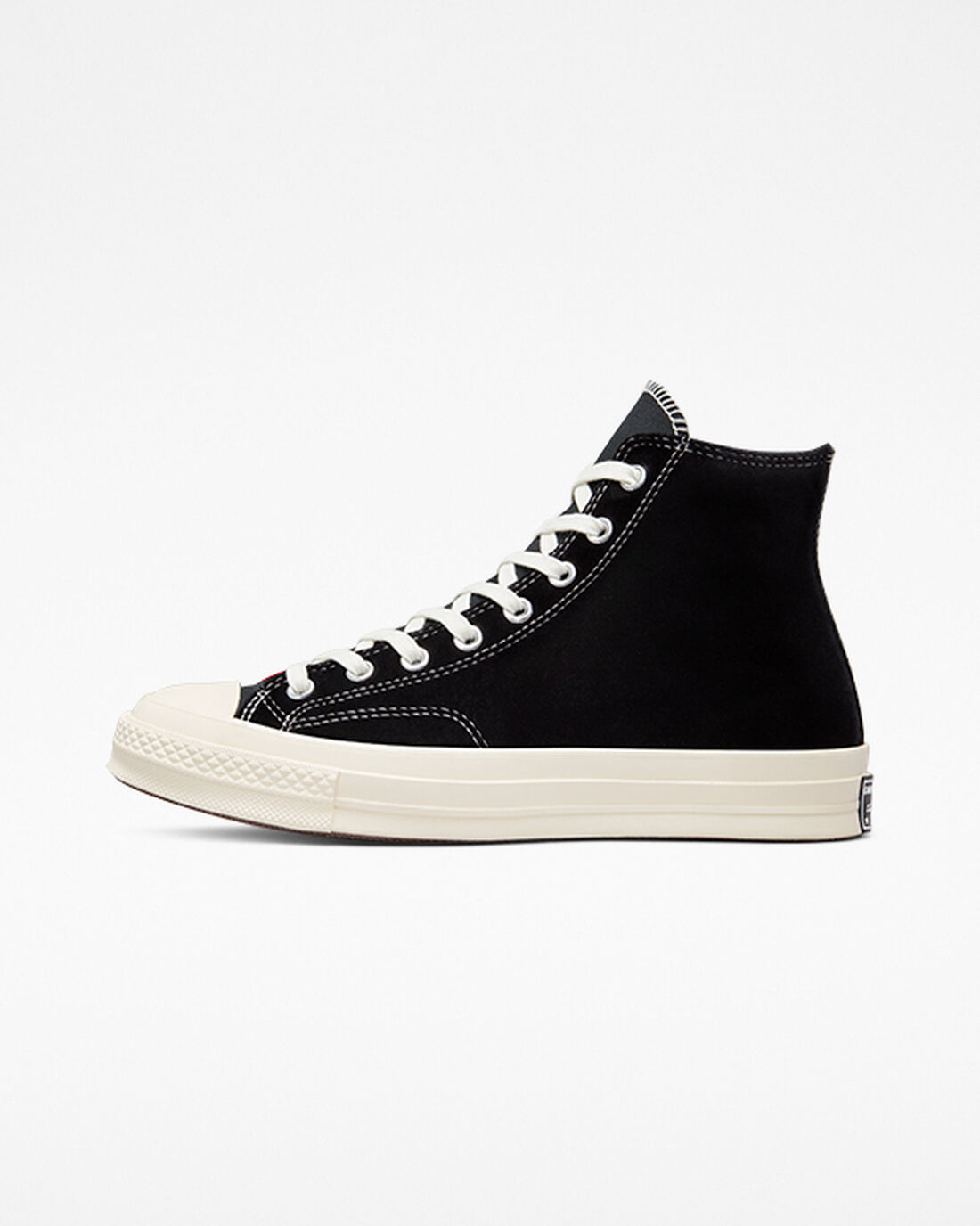 Women's Converse Chuck 70 Beyond Retro Velvet High Top Sneakers Black/Red | Australia-02658