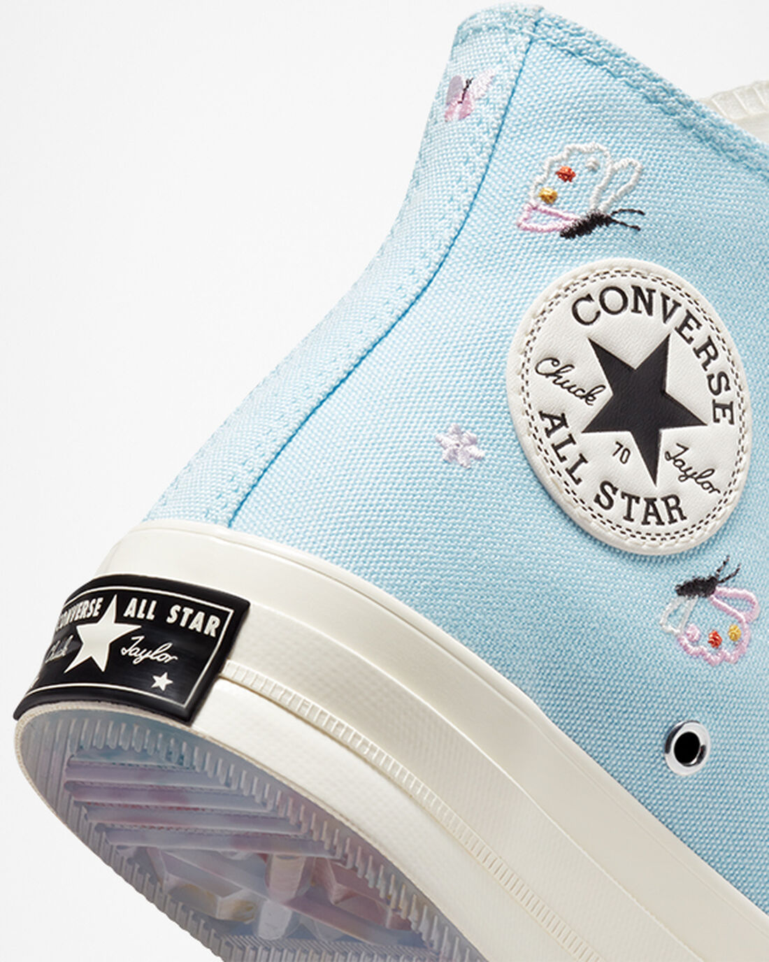 Women's Converse Chuck 70 Butterfly Wings High Top Sneakers Blue/Black | Australia-05714