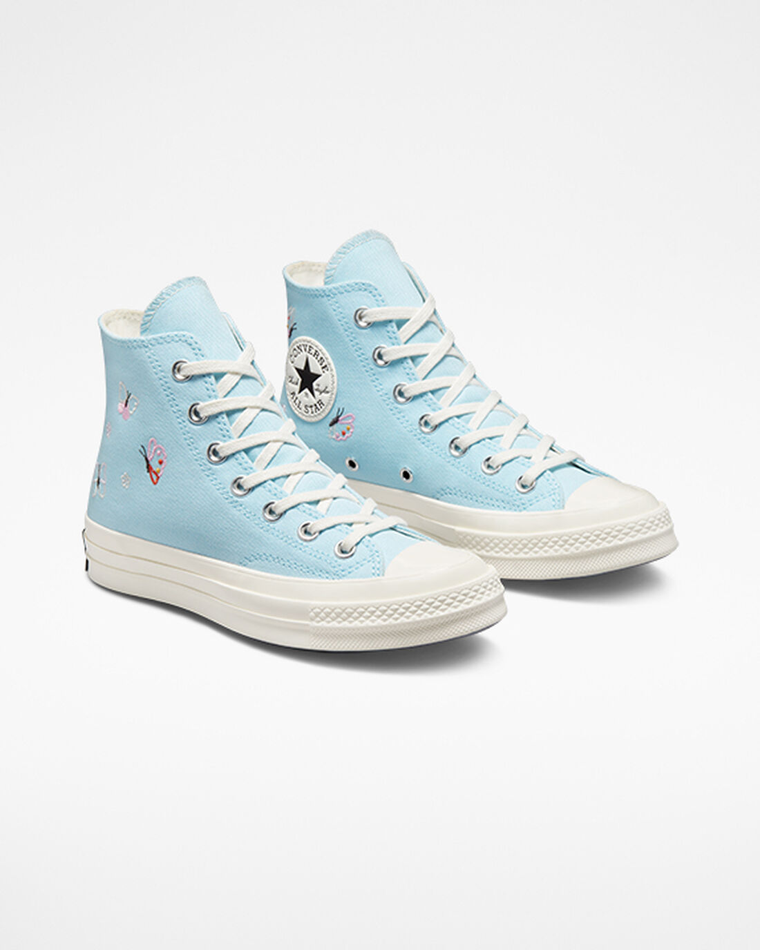 Women's Converse Chuck 70 Butterfly Wings High Top Sneakers Blue/Black | Australia-05714