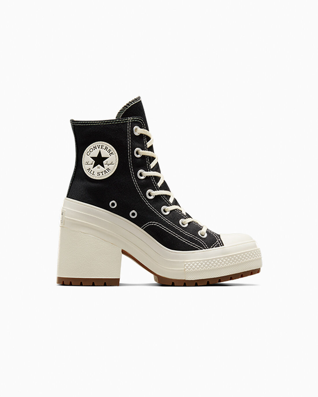 Women\'s Converse Chuck 70 De Luxe Heel High Top Sneakers Black | Australia-03745