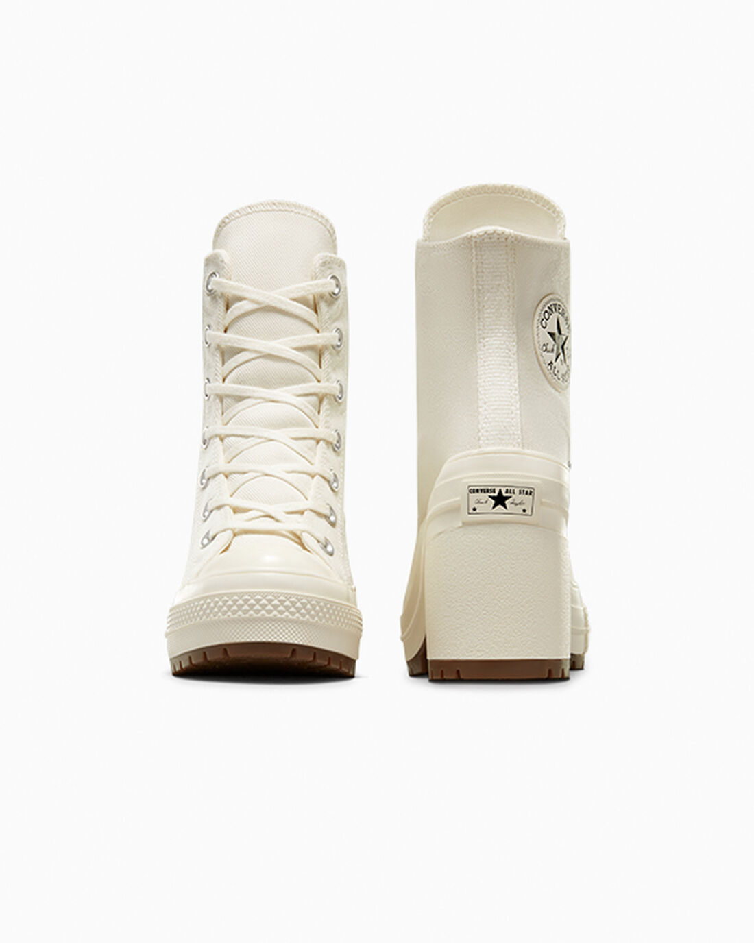 Women's Converse Chuck 70 De Luxe Heel High Top Sneakers Beige/Black | Australia-81903