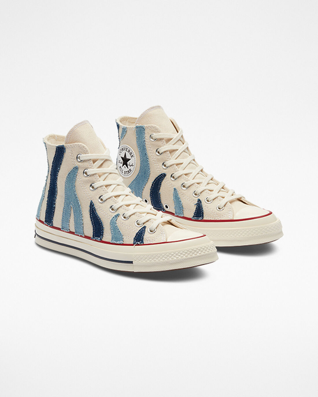 Women's Converse Chuck 70 Denim High Top Sneakers Beige Blue | Australia-38647