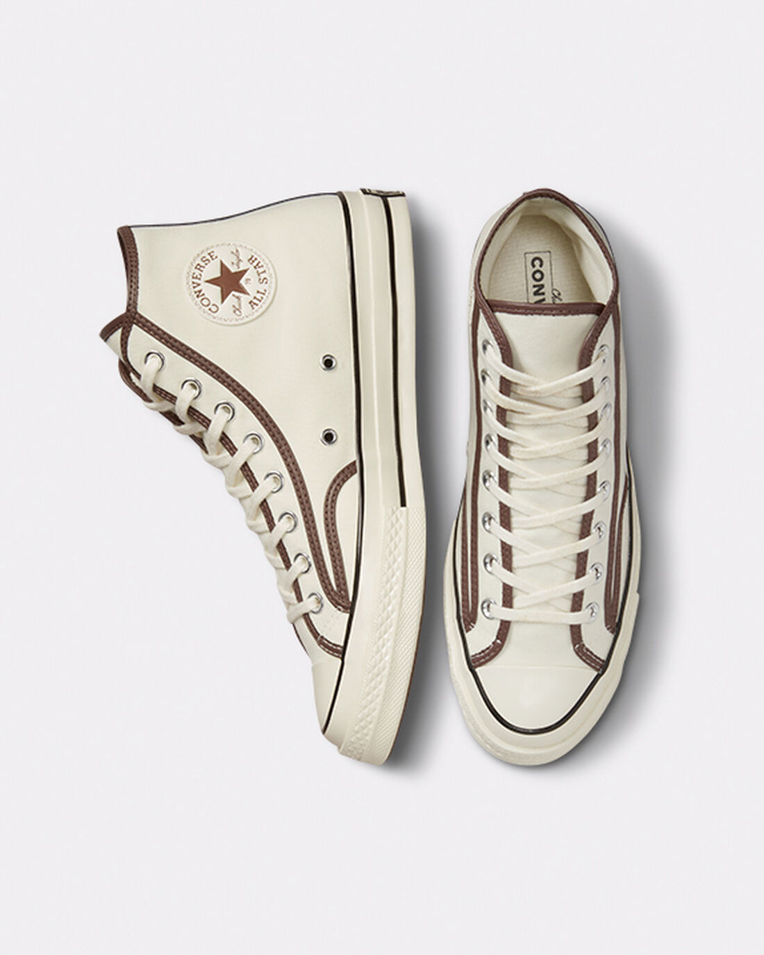 Women's Converse Chuck 70 Heavyweight Canvas High Top Shoes Beige/Brown | Australia-28695