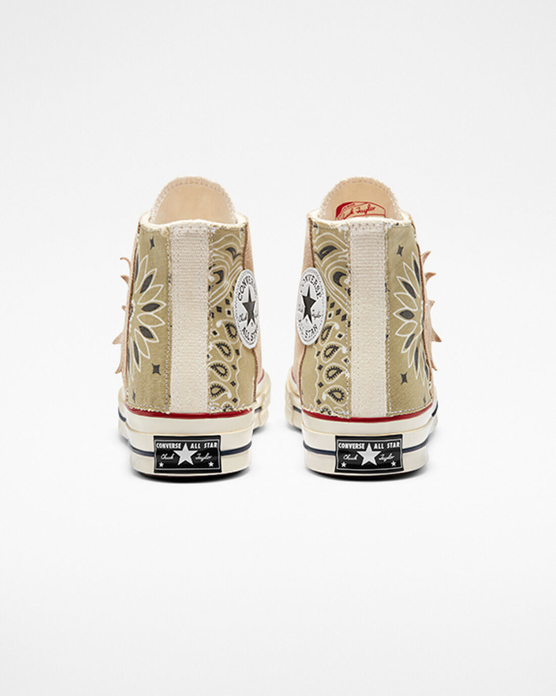 Women's Converse Chuck 70 LTD Paisley Suede High Top Sneakers Beige Brown | Australia-72514