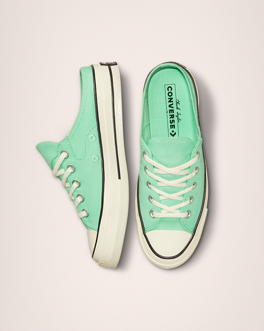 Women's Converse Chuck 70 Mule Sneakers Green/Black | Australia-72069