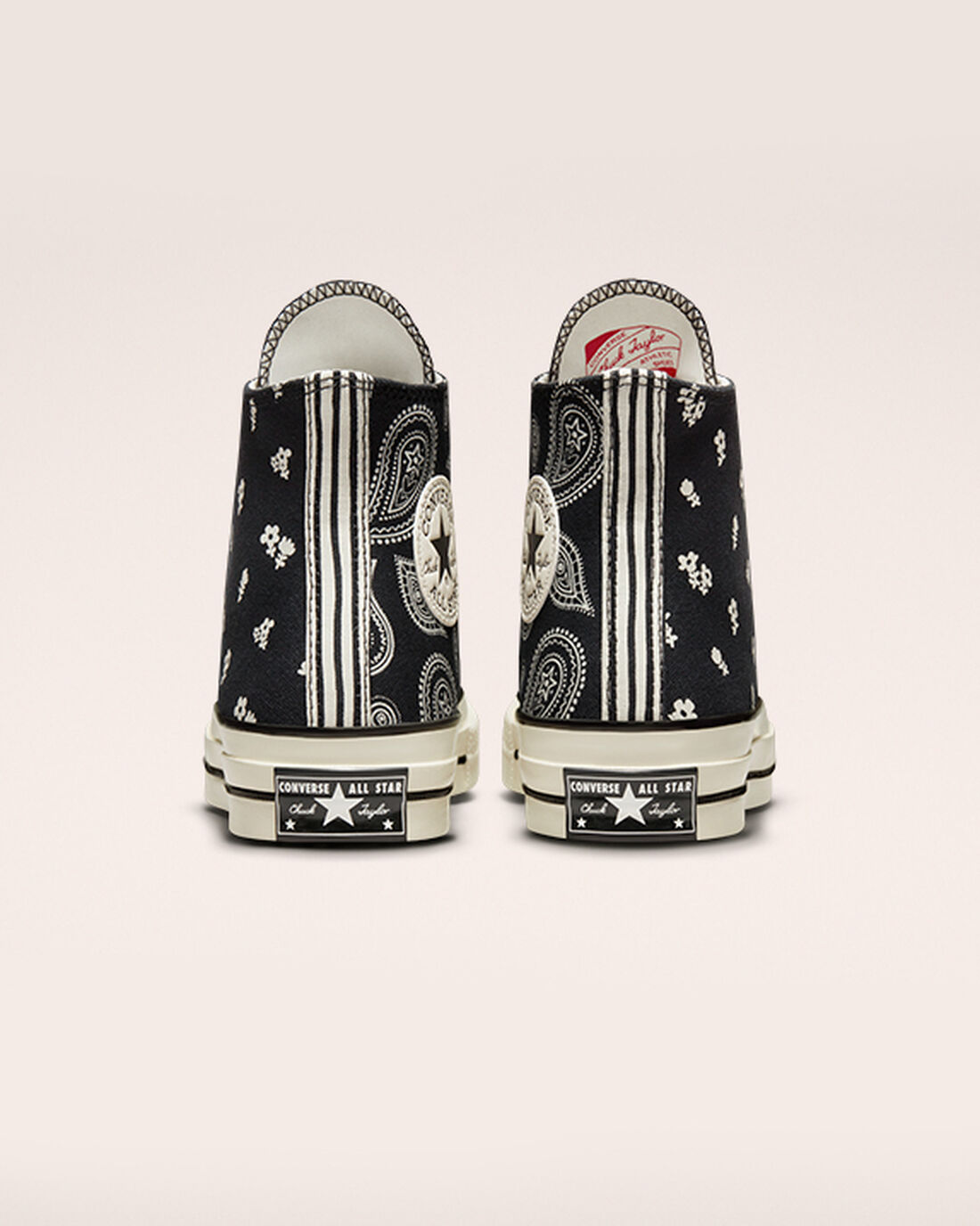 Women's Converse Chuck 70 Paisley High Top Sneakers Black | Australia-12407