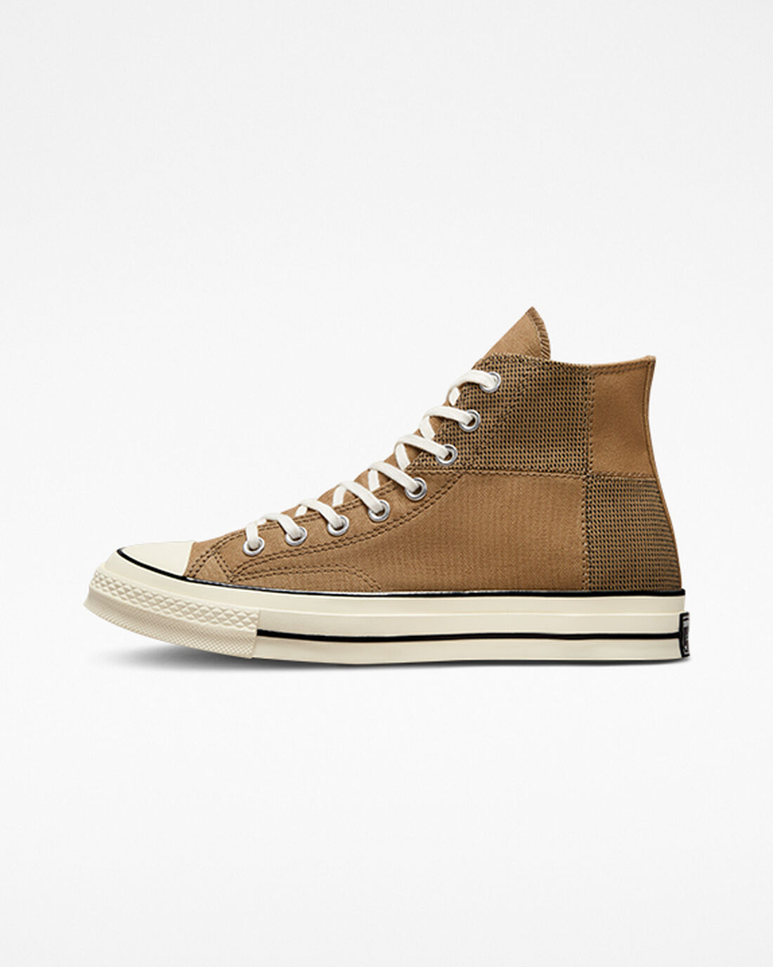 Women's Converse Chuck 70 Patchwork High Top Sneakers Brown/Black | Australia-32158