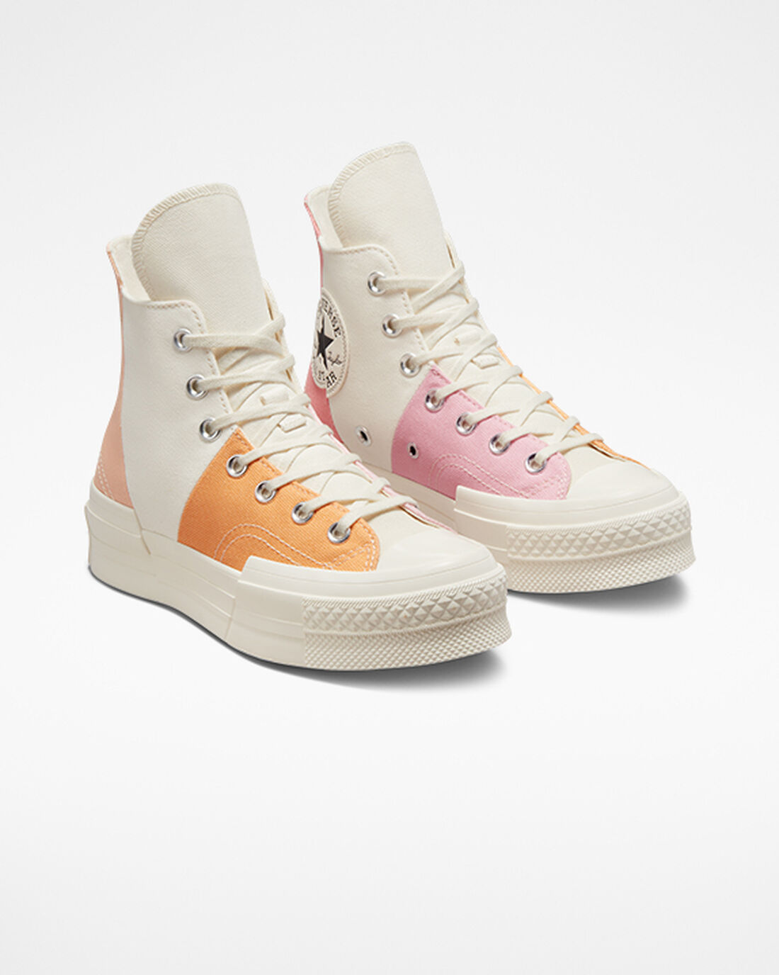 Women's Converse Chuck 70 Plus Color Candy High Top Sneakers Beige/Orange Pink | Australia-08695