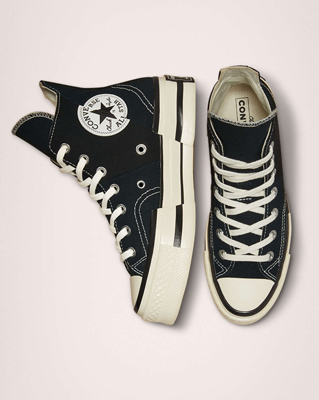 Women's Converse Chuck 70 Plus High Top Sneakers Black | Australia-80752