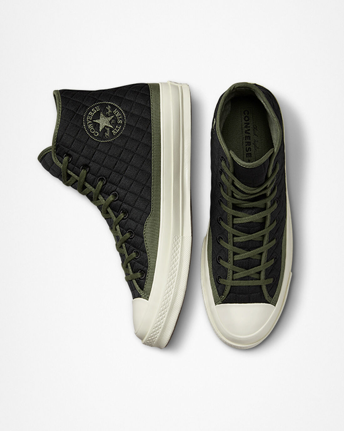 Women's Converse Chuck 70 Quilted High Top Sneakers Black | Australia-80923