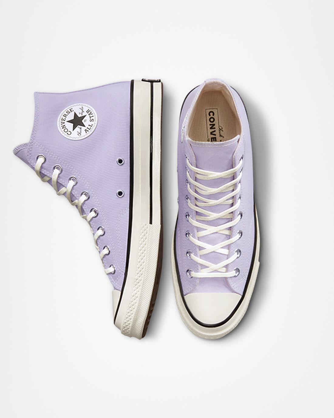 Women's Converse Chuck 70 Vintage Canvas High Top Sneakers Purple/Black | Australia-21640