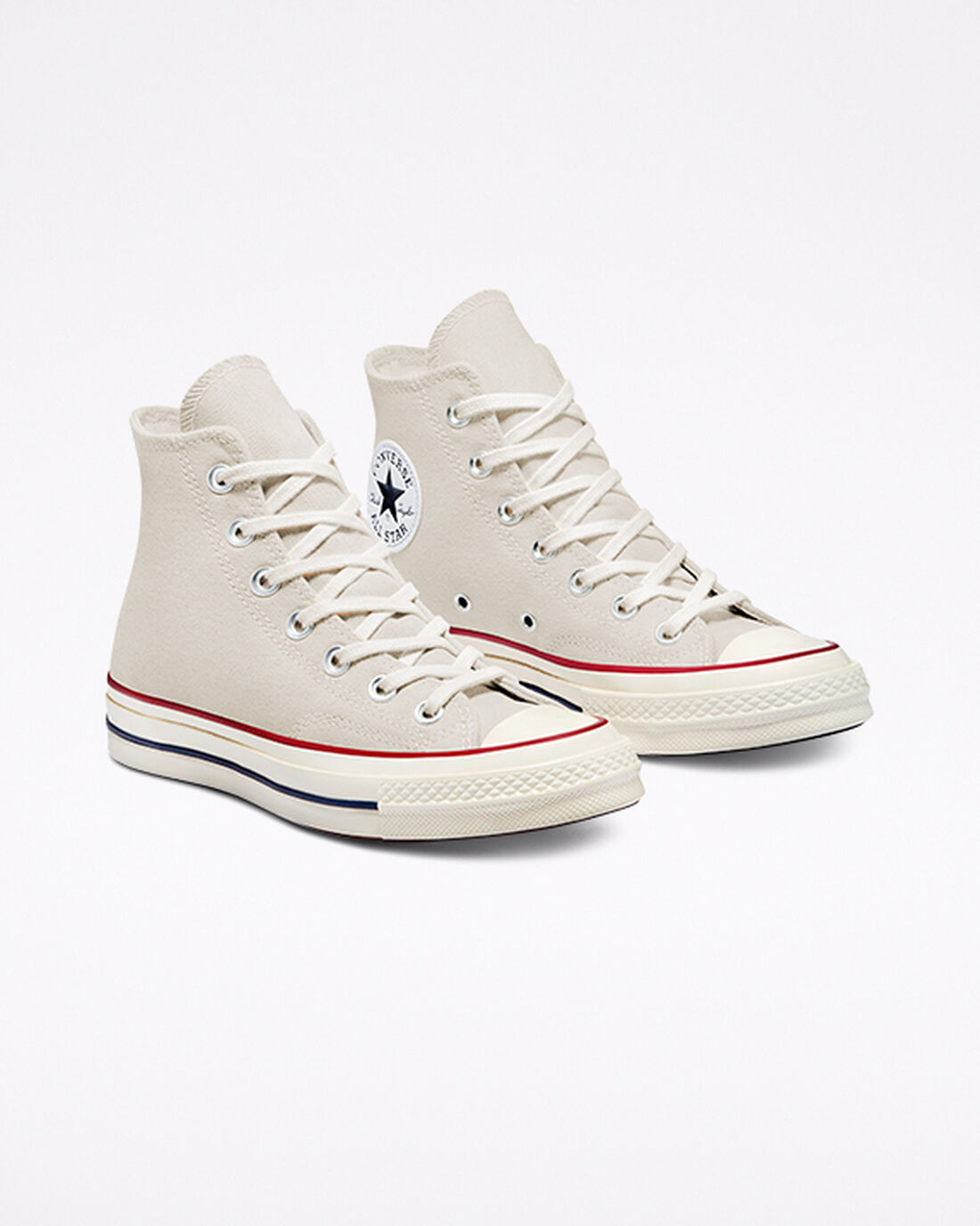 Women's Converse Chuck 70 Vintage Canvas High Top Sneakers Beige/Dark Red | Australia-42506