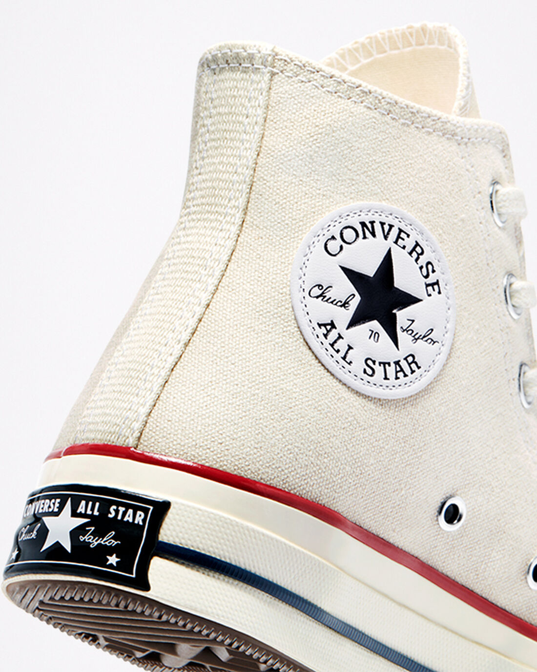 Women's Converse Chuck 70 Vintage Canvas High Top Sneakers Beige/Dark Red | Australia-42506