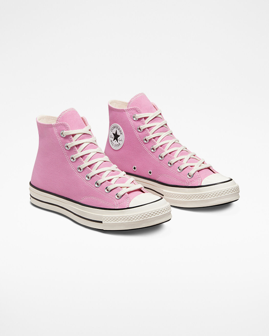 Women's Converse Chuck 70 Vintage Canvas High Top Sneakers Pink/Black | Australia-56182