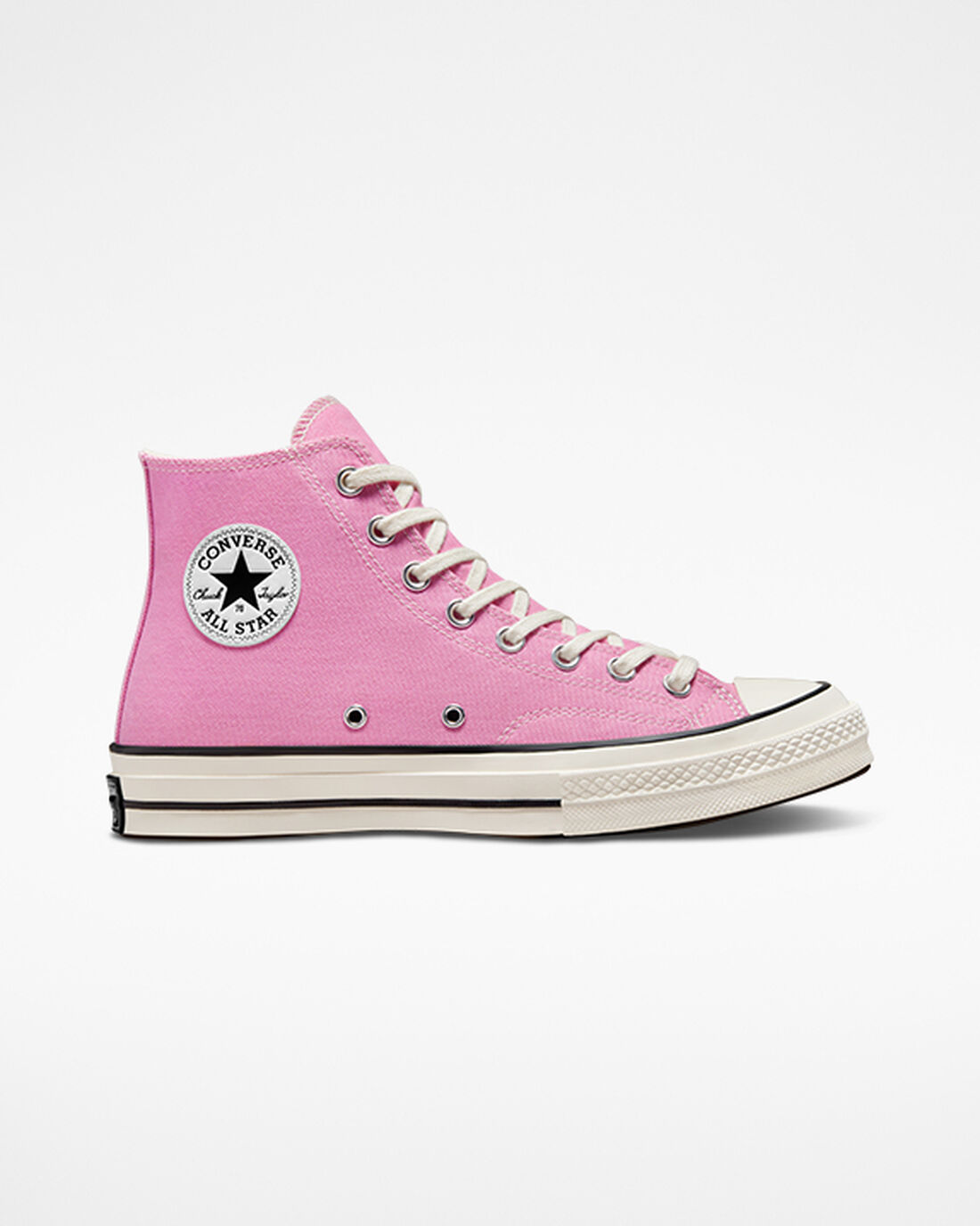 Women\'s Converse Chuck 70 Vintage Canvas High Top Sneakers Pink/Black | Australia-56182