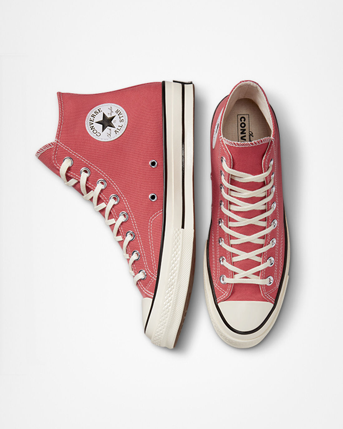 Women's Converse Chuck 70 Vintage Canvas High Top Sneakers Red/Beige/Black | Australia-98027