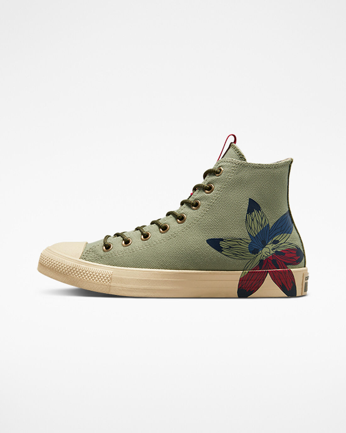 Women's Converse Chuck Taylor All Star Black Joy High Top Sneakers Olive | Australia-97105