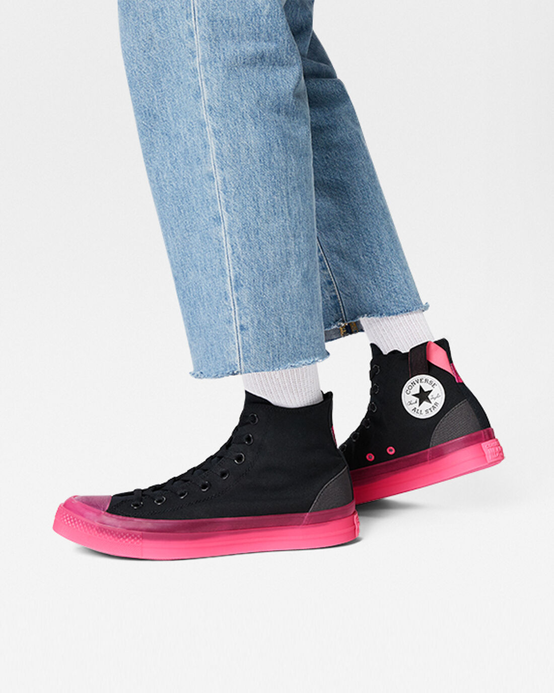 Women's Converse Chuck Taylor All Star CX High Top Sneakers Black/Pink | Australia-05492