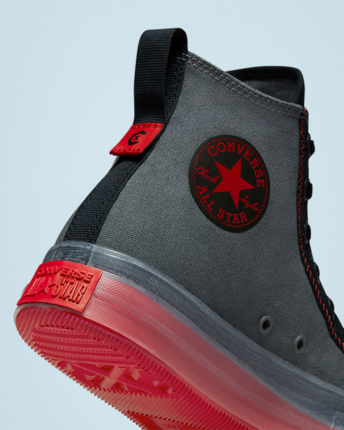 Women's Converse Chuck Taylor All Star CX Explore Desert Sunset High Top Sneakers Grey/Black/Red | Australia-07351