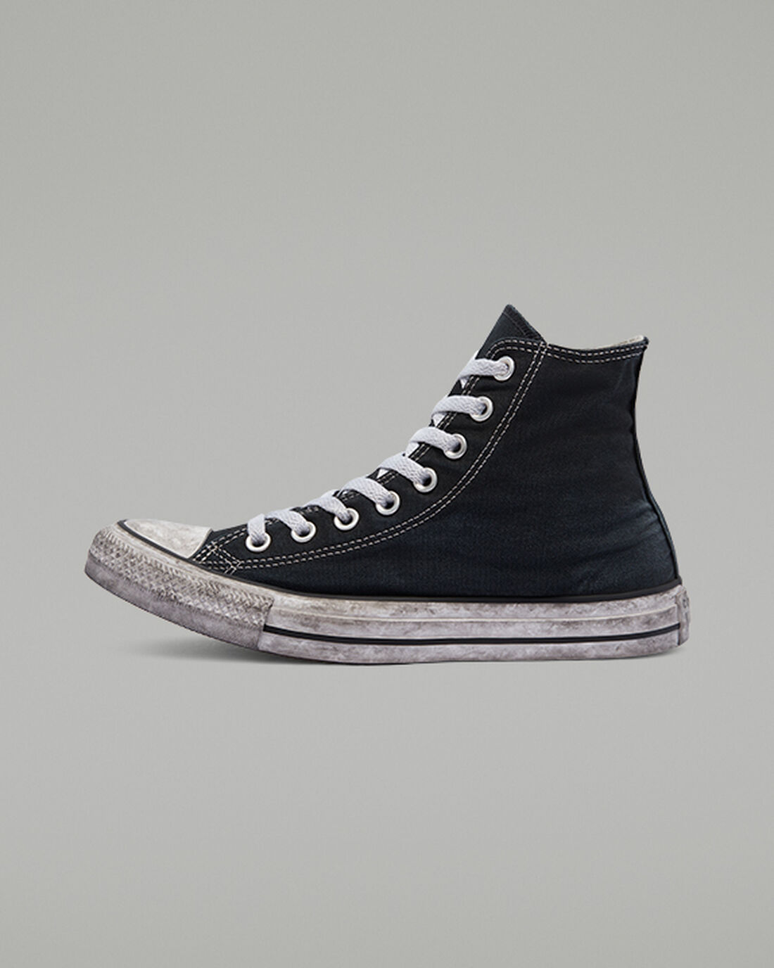 Women's Converse Chuck Taylor All Star Canvas Smoke High Top Sneakers Black/White | Australia-23096