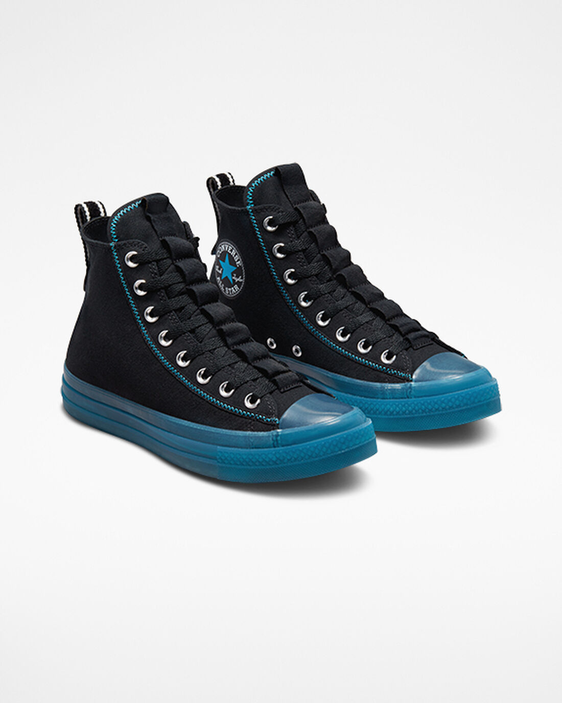 Women's Converse Chuck Taylor All Star CX Explore High Top Sneakers Black/Blue/White | Australia-50931