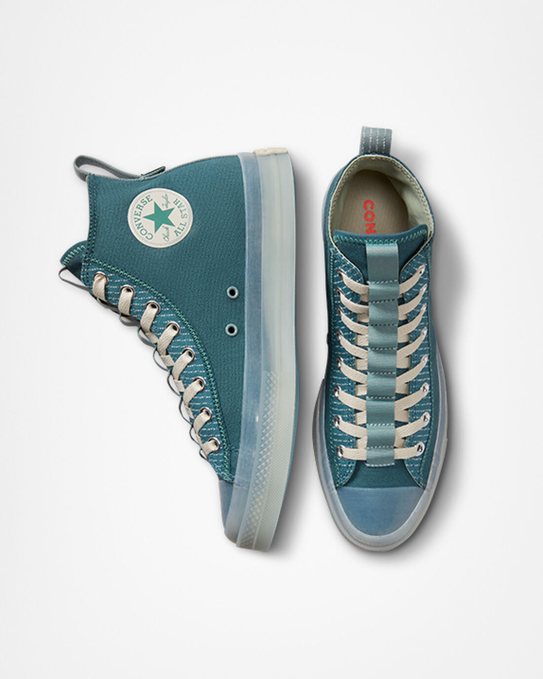 Women's Converse Chuck Taylor All Star CX Explore High Top Sneakers Blue/Beige White | Australia-70384