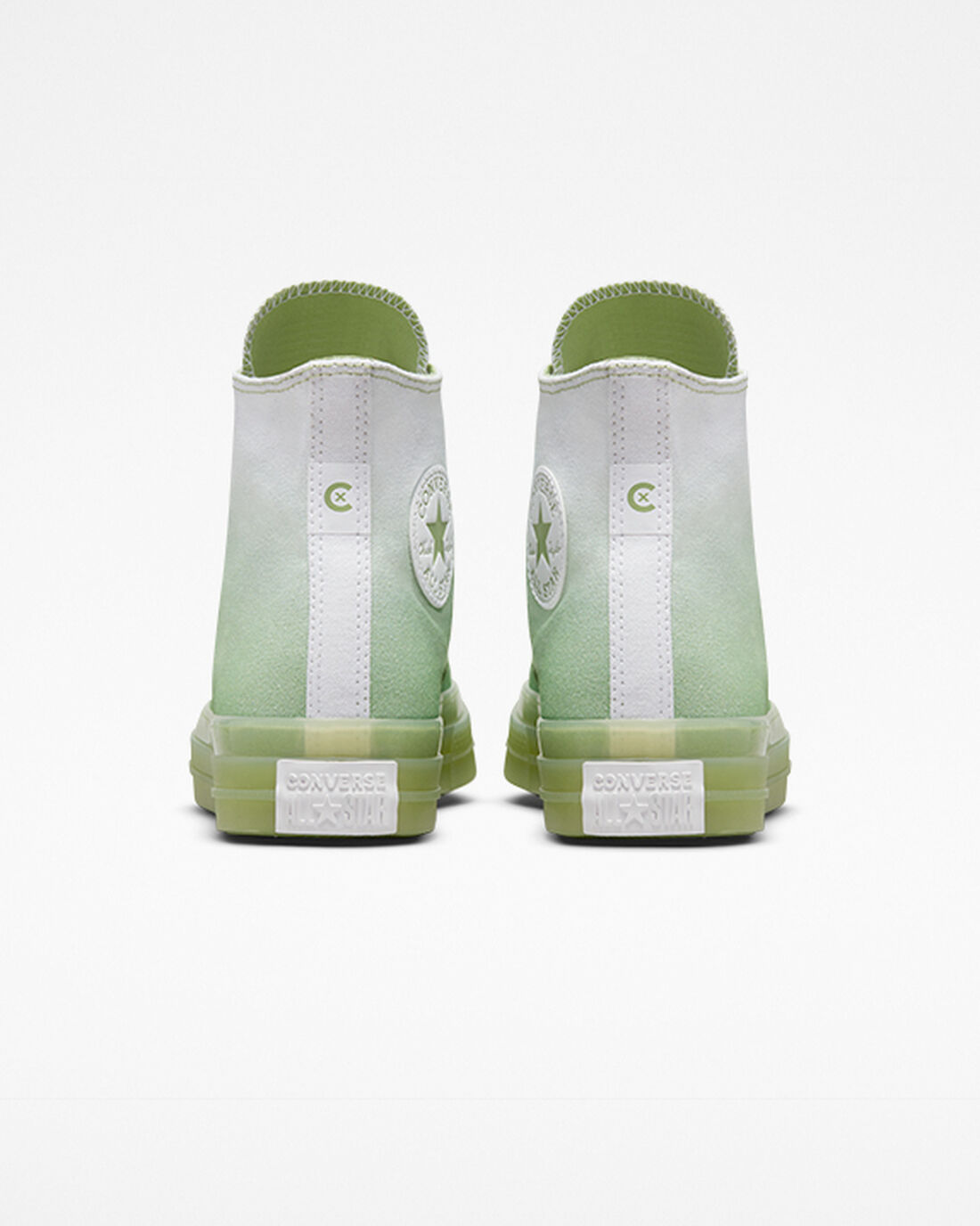 Women's Converse Chuck Taylor All Star CX Gradient High Top Sneakers Green/White/Green | Australia-71046