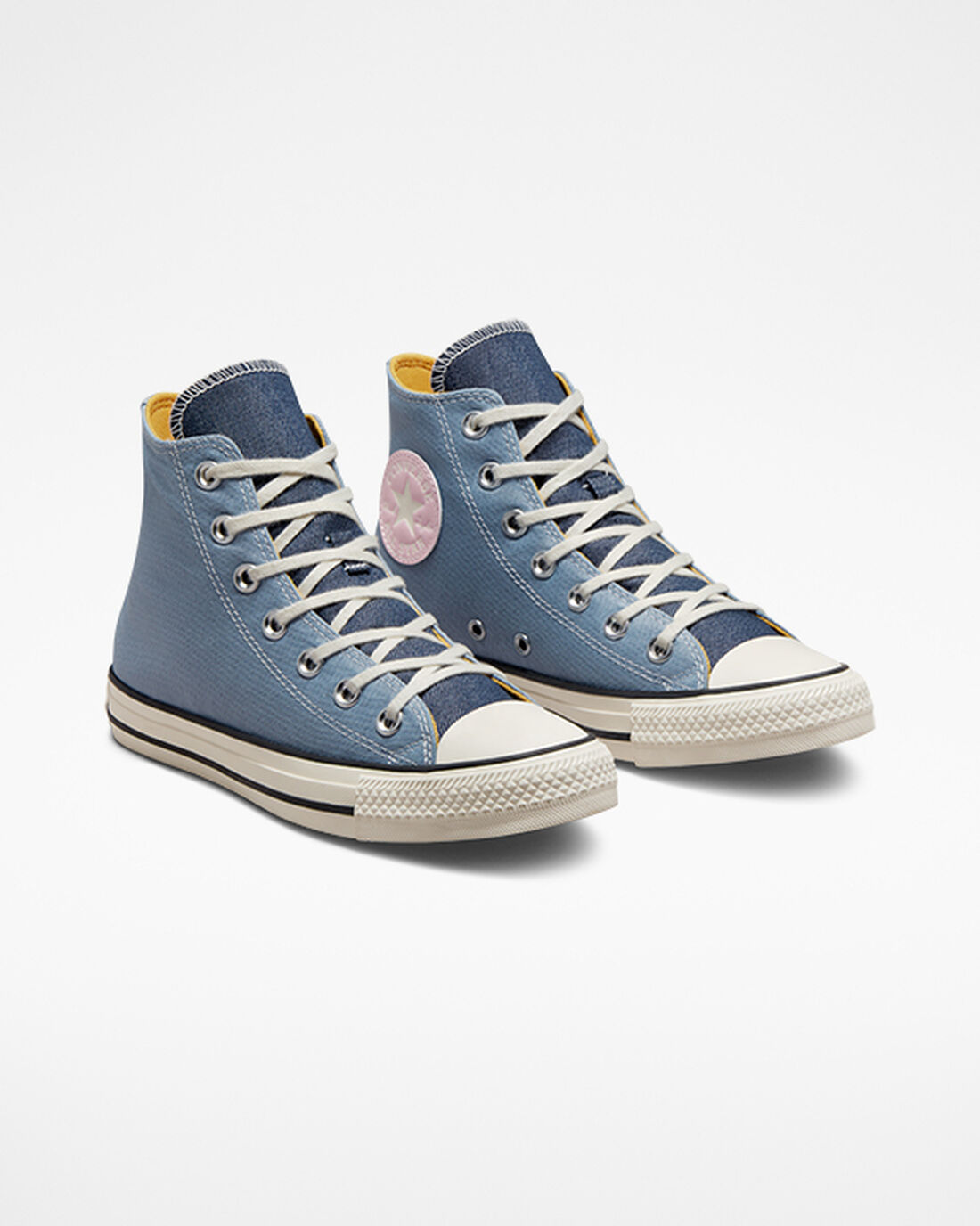 Women's Converse Chuck Taylor All Star Denim High Top Sneakers Navy | Australia-85732