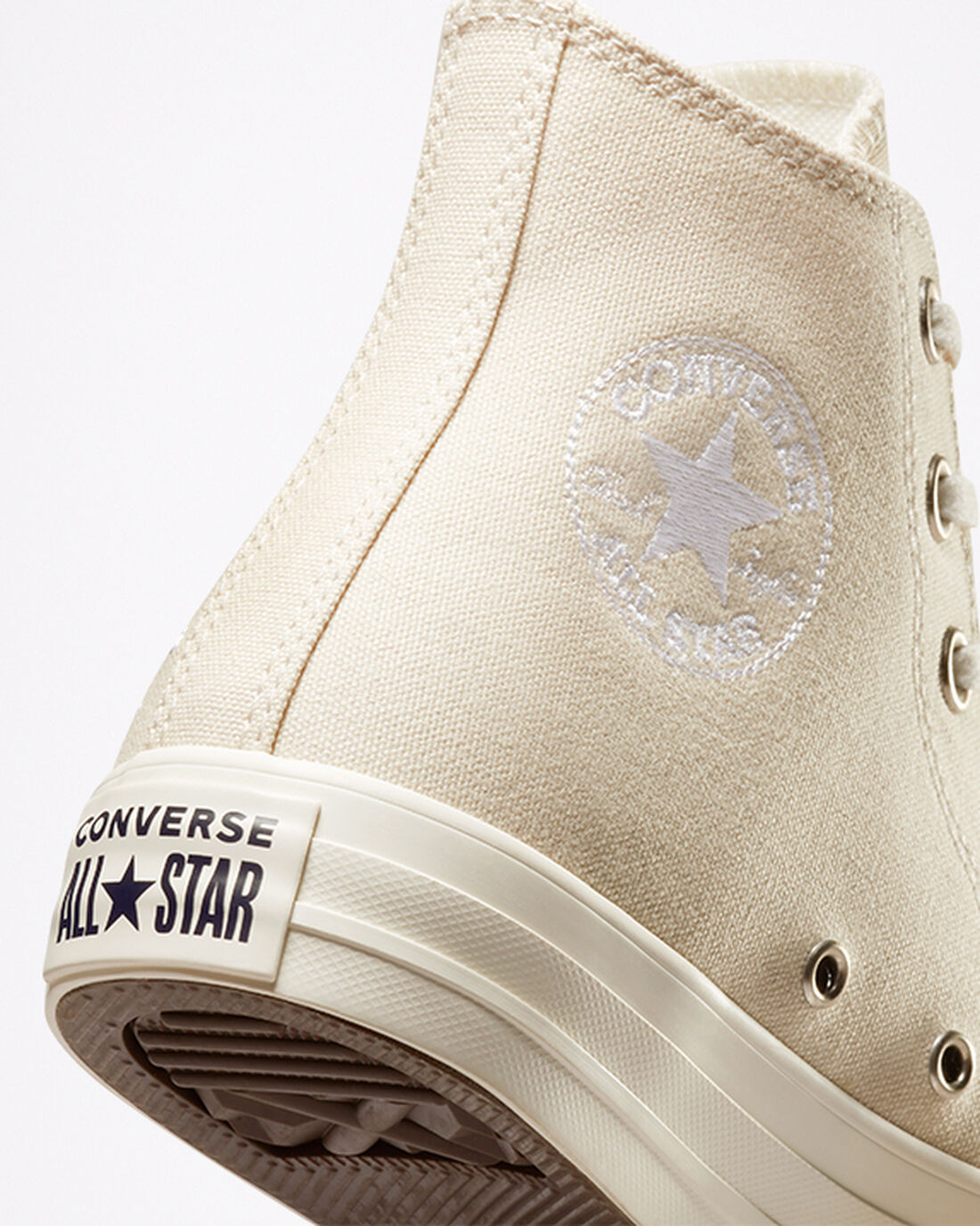 Women's Converse Chuck Taylor All Star Embroidered Floral High Top Sneakers Beige White | Australia-01739