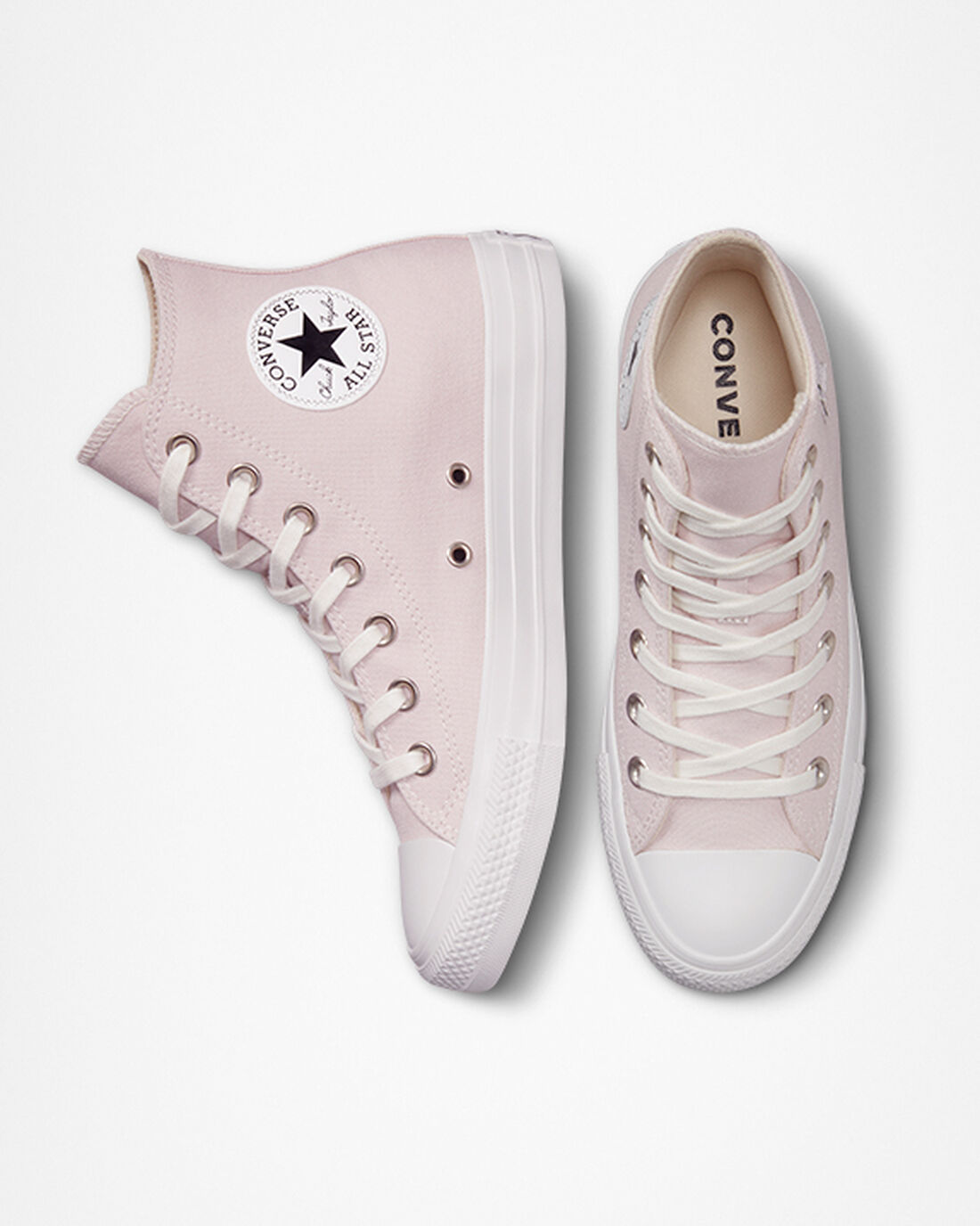 Women's Converse Chuck Taylor All Star Embroidered Crystals High Top Sneakers Rose/White | Australia-72145