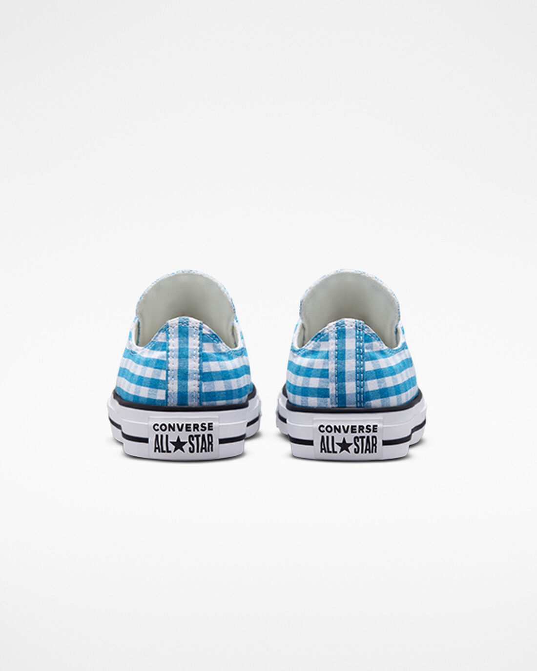 Women's Converse Chuck Taylor All Star Gingham Sneakers Blue/White/Black | Australia-89472