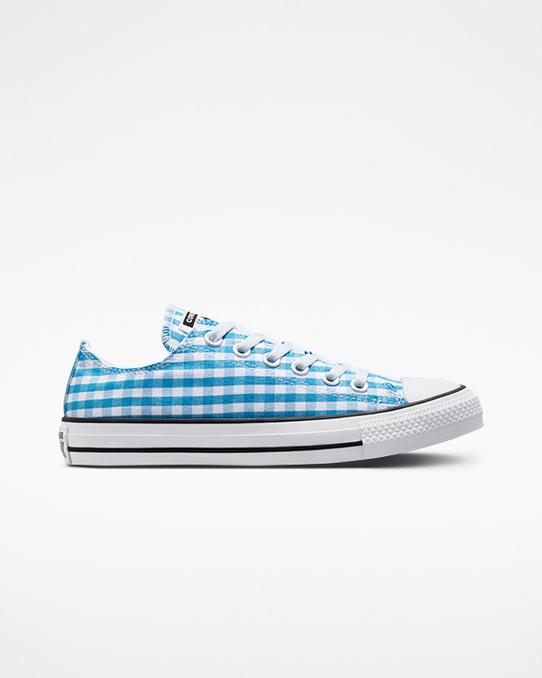 Women\'s Converse Chuck Taylor All Star Gingham Sneakers Blue/White/Black | Australia-89472